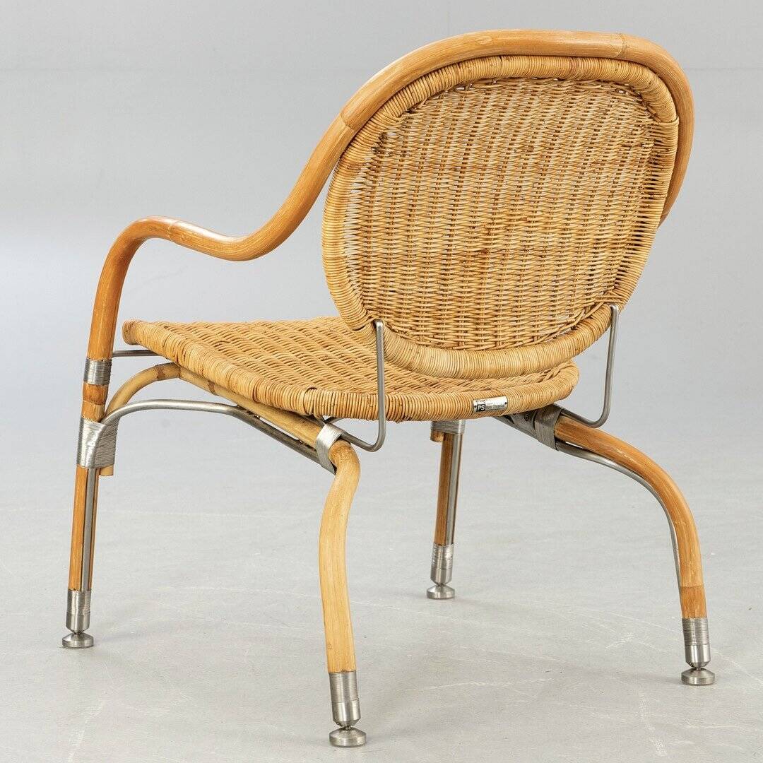 Mats Theselius ‘PS Edition’ Swedish Chairs in Wicker and Bamboo for IKEA – 1990s Special Edition