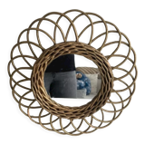 Wicker mirror