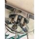 Contemporary Green-Wather Murano Glass "Selle" Wall Sconces in Mazzega Style - A Pair