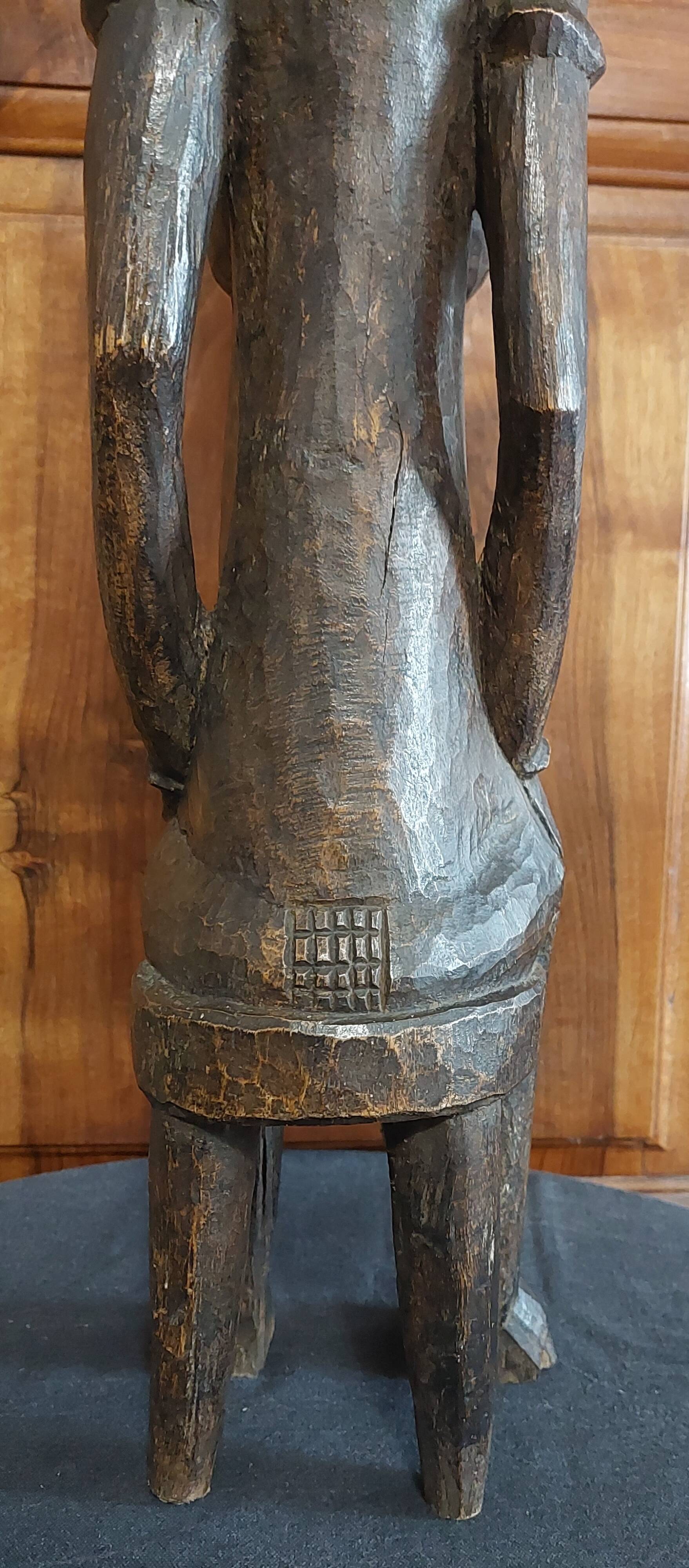 Statue de divination Sénoufo tugubele, Côte d'Ivoire seconde moitié du XXème s.