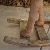 Handcrafted vintage rocking horse