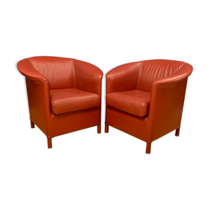 Paire de fauteuils Aura par Paolo Piva, Wittmann, Autriche, années 1980