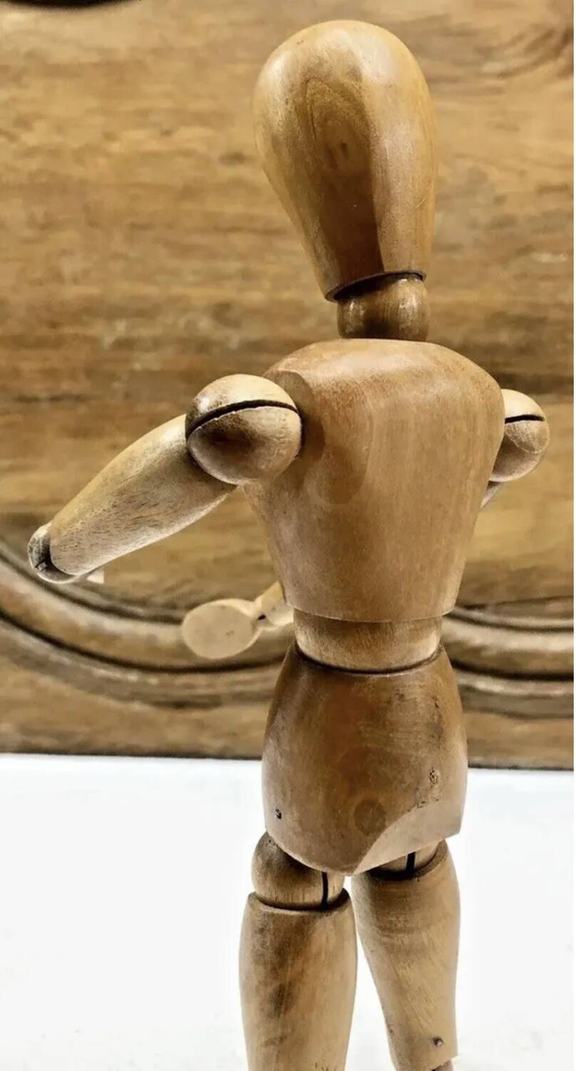 Former artist's studio mannequin