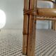 Vintage rattan coffee table from the 70s - organic lines, Riviera spirit.