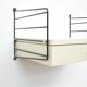 White String shelving system with drawer element and ladders by Kajsa & Nisse Strinning, 1940s