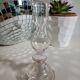 Transparent moulded glass chandelier