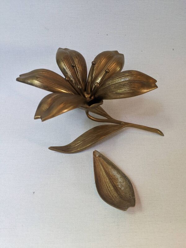 Fleur de lotus métal doré cendriers de table