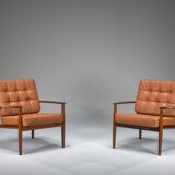 Set of Model 118 armchairs in rosewood by Grete Jalk for France & Son, 1960s
