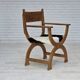 1960s, Danish armchair, completely reupholstered, furniture cowhide, oak.