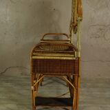 Art deco rattan dressing table 1920 (table and desk)
