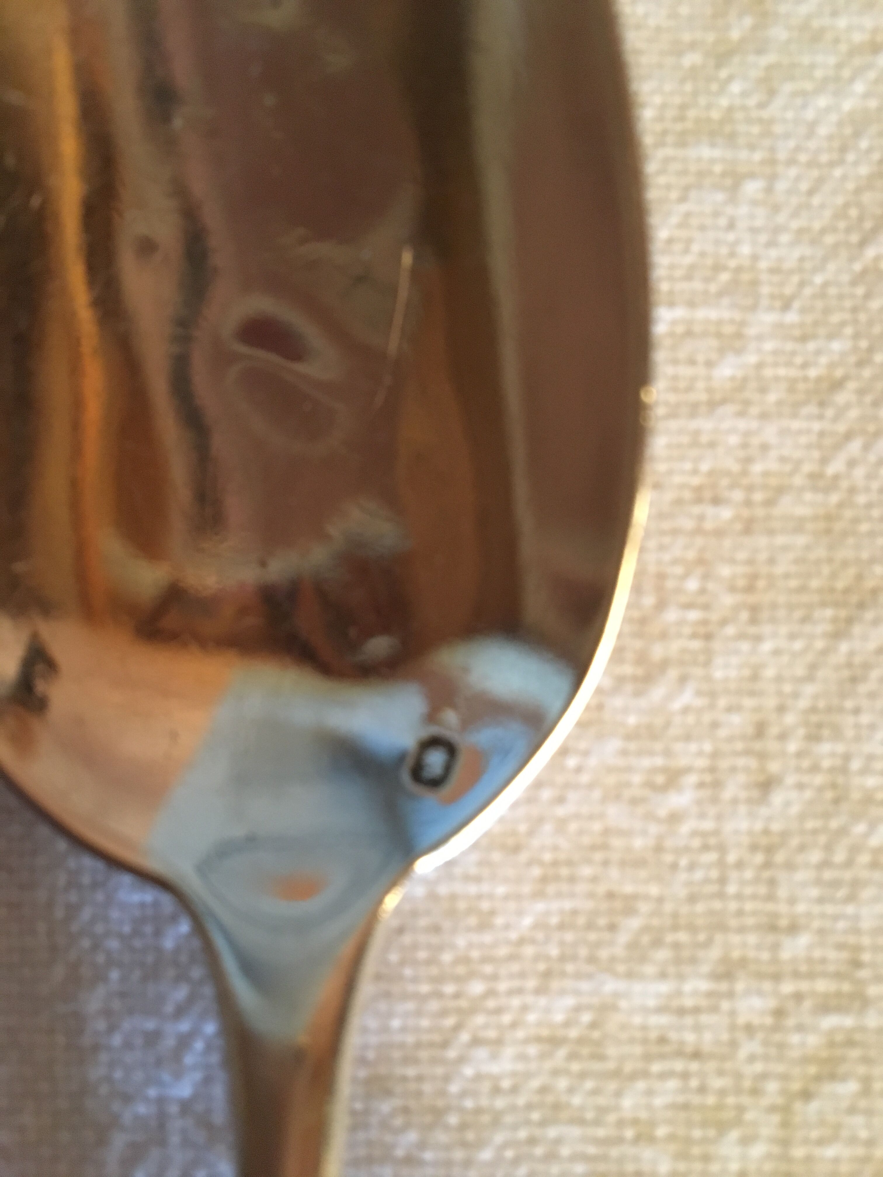 Pair of monogrammed solid silver cutlery