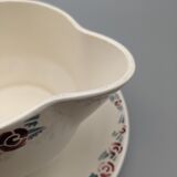 Ancienne saucière faïence modèle etoile badonviller