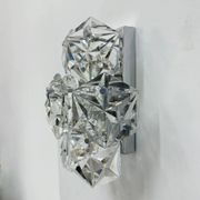 Mid-century crystal sconce by Kinkeldey, Germany, 1970s