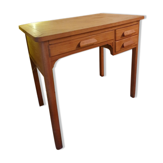 Light wood desk