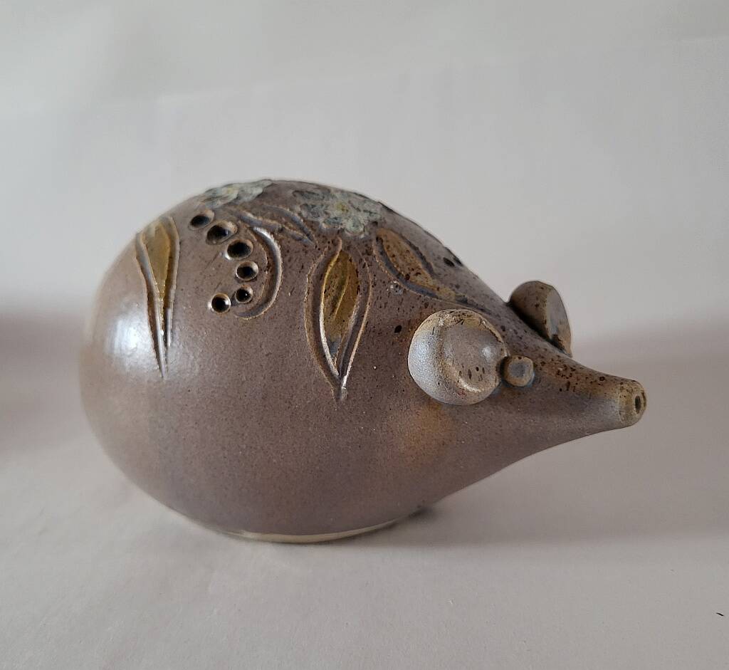 Scandinavian Studio Pottery Ceramic Mouse Signed