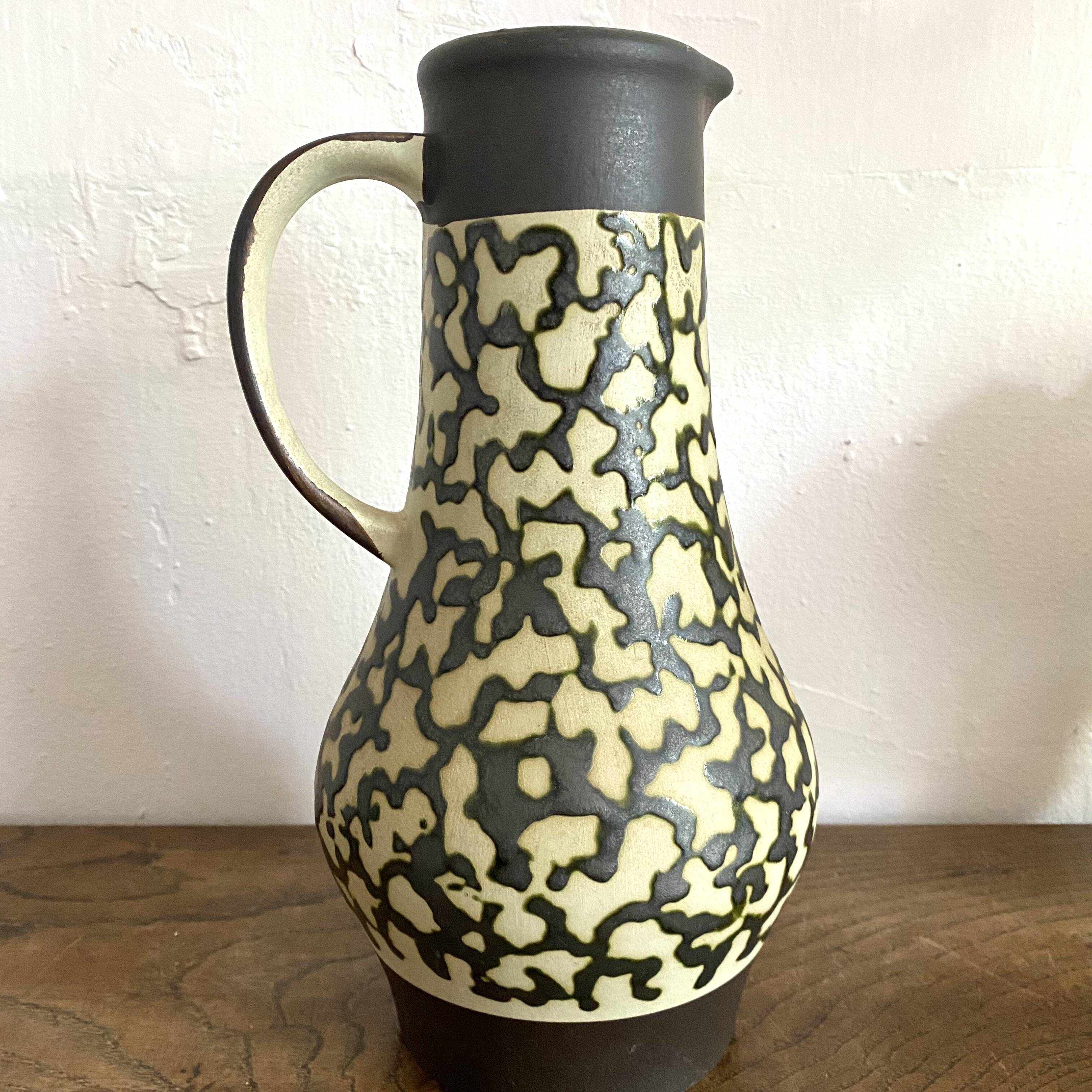 Fat Lava West Germany ceramic jug vase, 1970s
