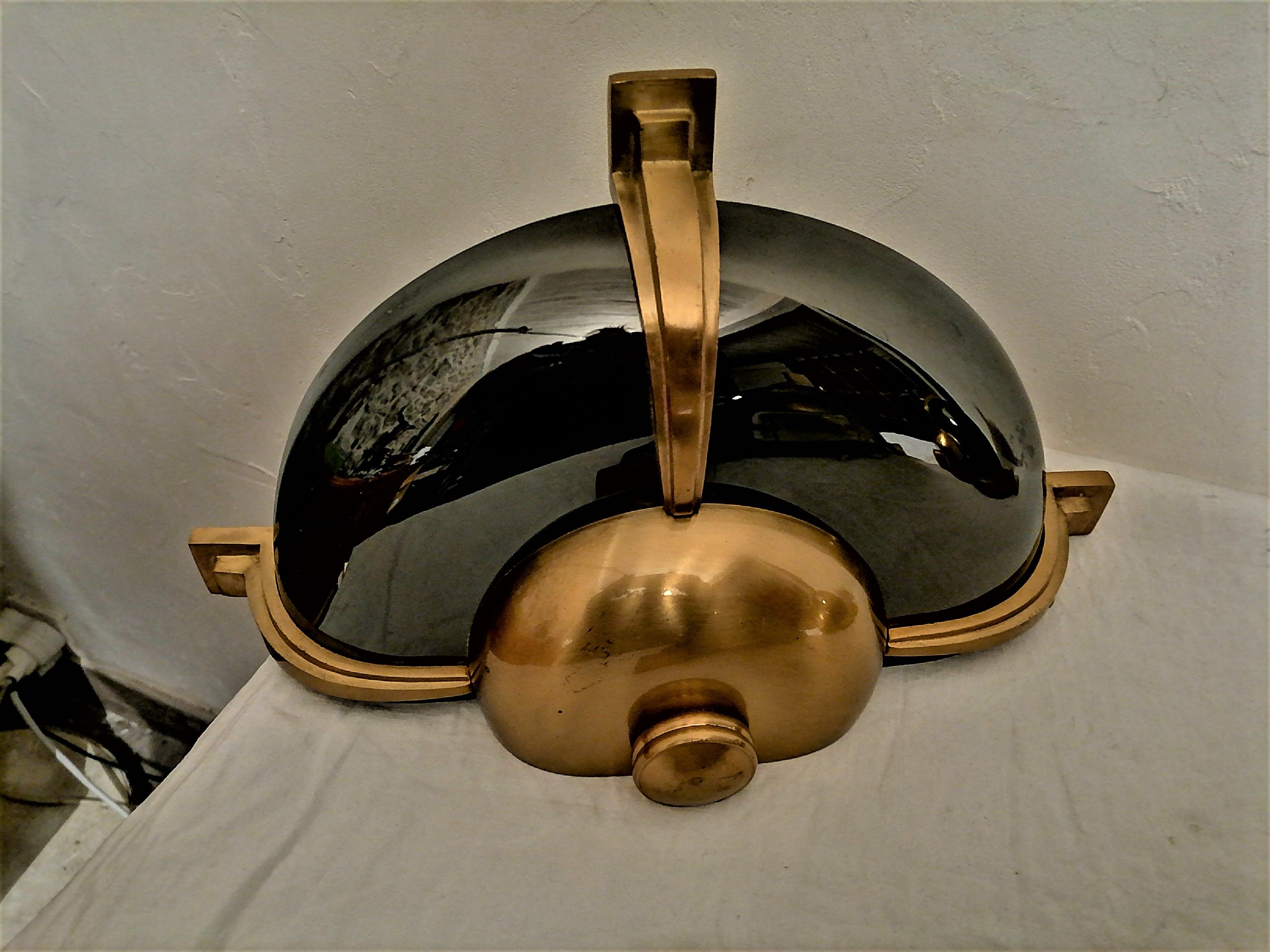 Suite of 3 art deco wall lamps