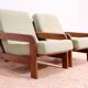 Fauteuils vintage de style scandinave, années 1980, set de 2