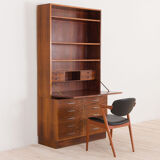 Rosewood drop front secretary desk by Axel Christensen, Odder, ACO Møbler, Denmark, 60s