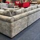 Modular sofa by Roche Bobois from the 1980s in fabric, 2 modules.