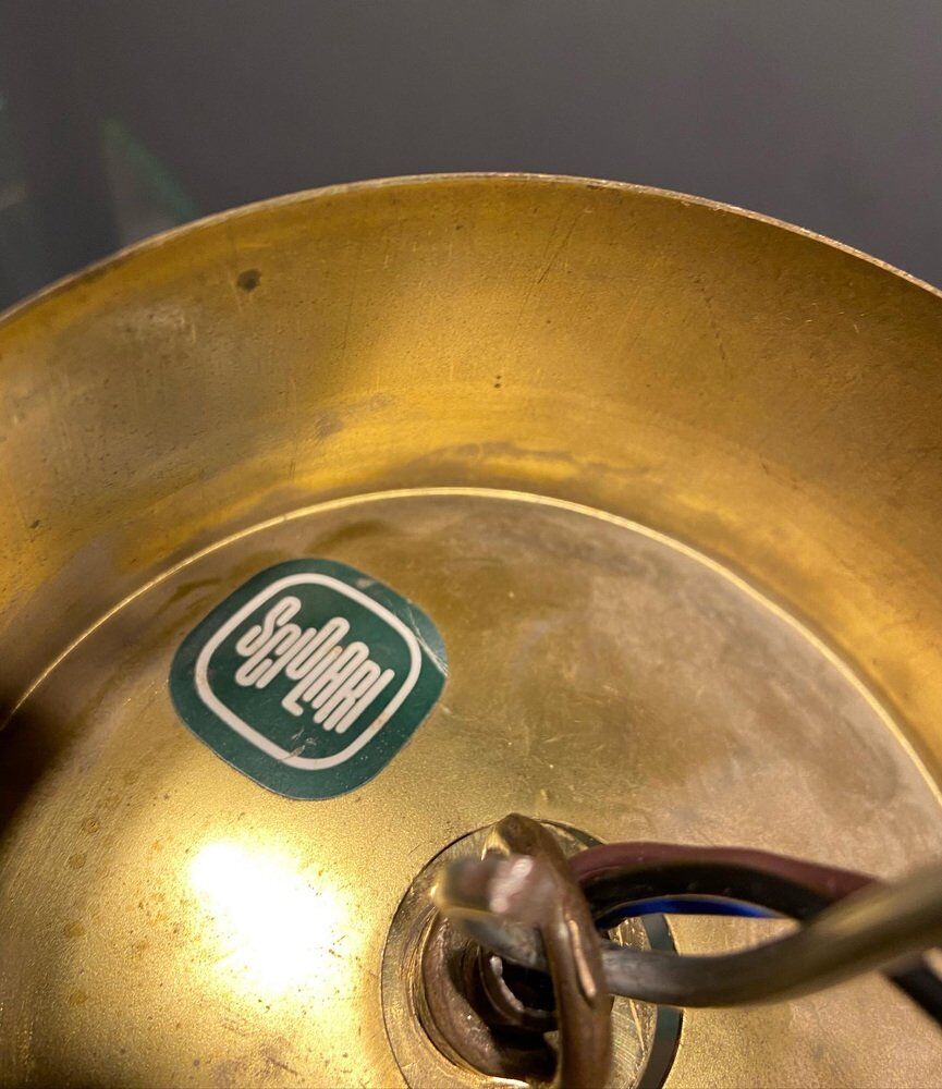 Mid-century architectural chandelier sciolari