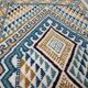 Handmade margoum rug in natural wool