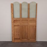 Partition in wood and glass 128 cm