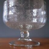 Biot cup in bubbled and blown glass, 1970s