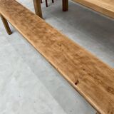 Solid oak bench from the 60s