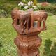 Exotic wood column (indonesia?)