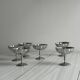 6 stainless steel footed bowls, Letang Remy style