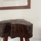 Brutalist tripod stool