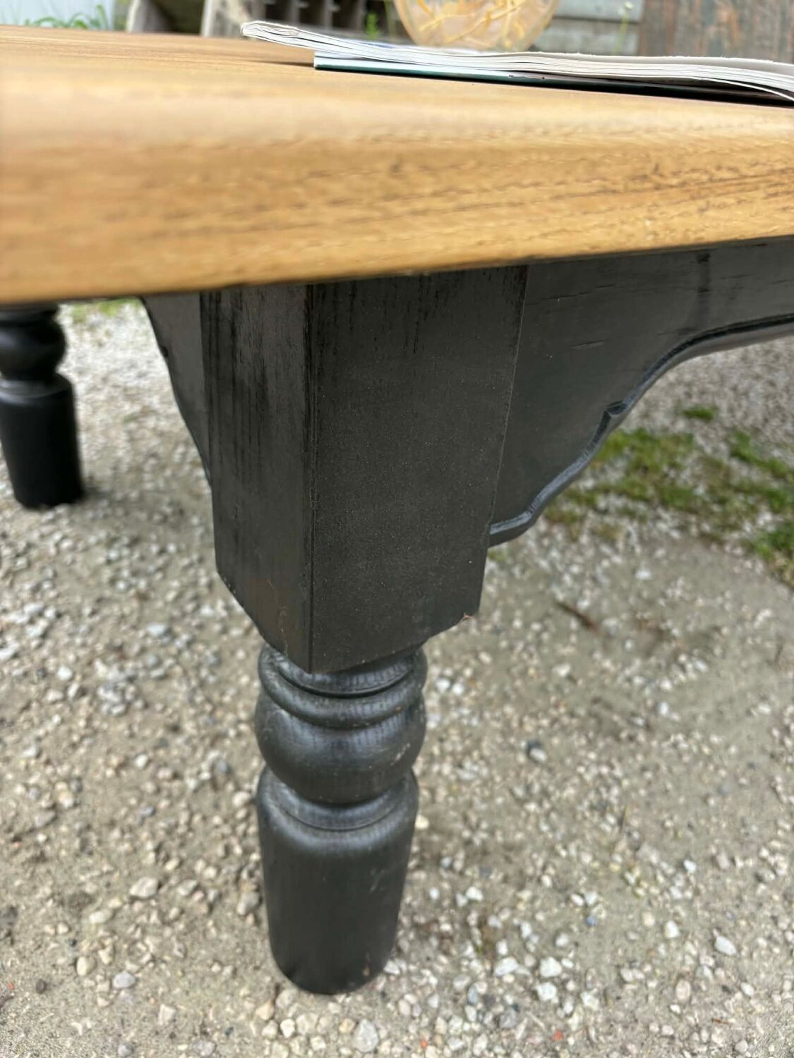 Grande table basse en bois