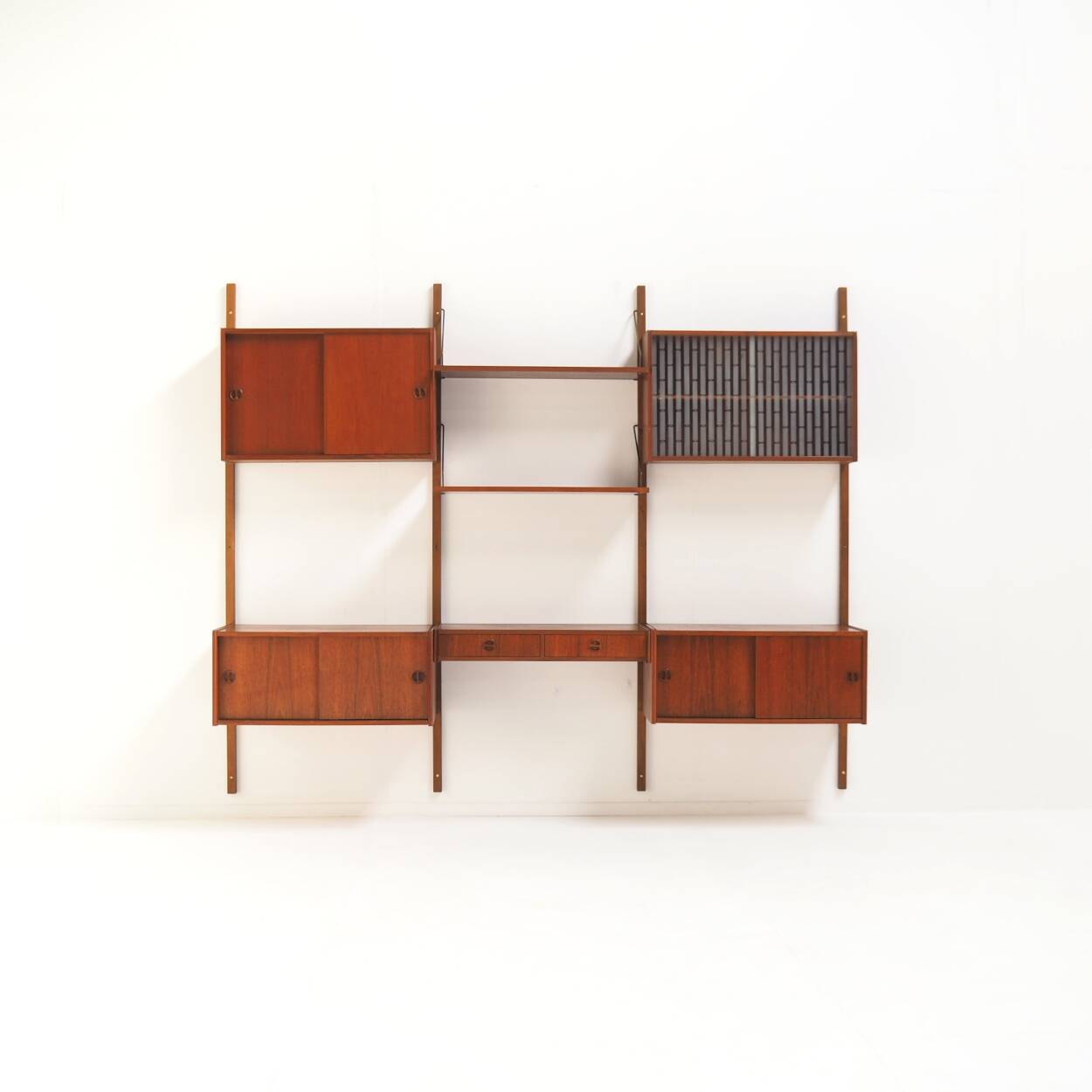 Danish Modular Wall System by Poul Cadovius, 1960s