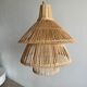 Suspension ou luminaire en rotin en forme de lanterne asiatique