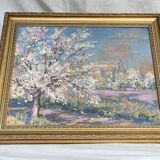 Signed painting Oil on canvas dimensions: height -55cm-width -63cm-