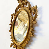Golden mirror - 28x19cm
