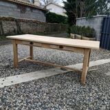 Solid oak farmhouse table with extensions