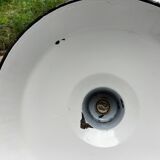 Enameled sheet metal lamps