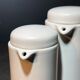 Vintage table service franco pozzi gresline, ceramic italian design 1960