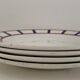 4 Digoin sarreguemines dessert plates, Basque model