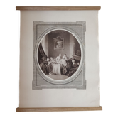 Illustrated plate The toilet