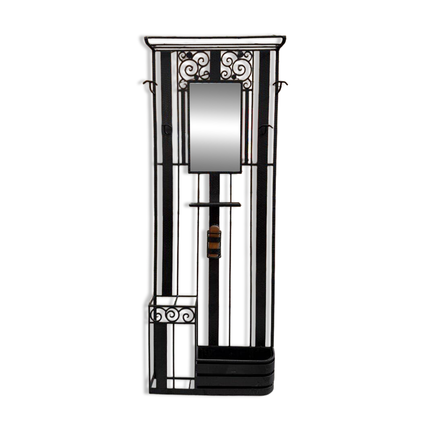 Art Deco entrance hall wardrobe