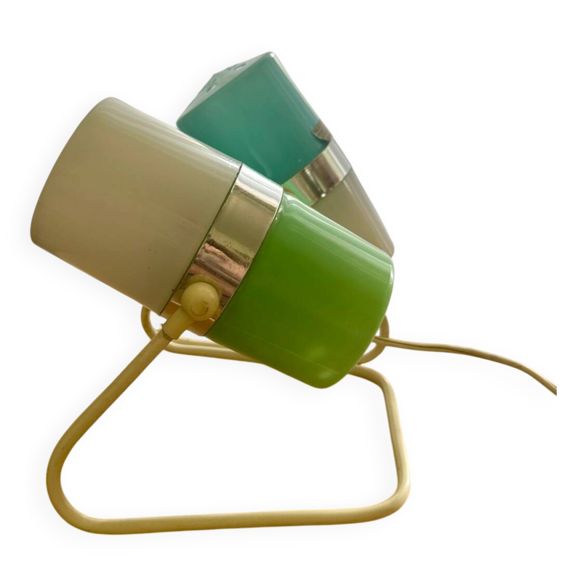 Rare Pair of "Capsule" Vintage Lamps from the 1960s