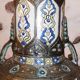 Large potiche vase in cermal and orientalist silver Morocco