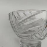 Daum Nancy crystal cup, cross of Lorraine.