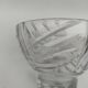 Coupe en cristal Daum Nancy, croix de Lorraine.