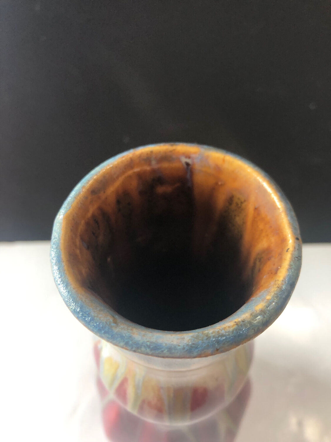 Thulin earthenware vase