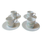 4 Coffee Cups Philippe Deshoulières 1980