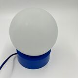 Blue table lamp Domec 80s